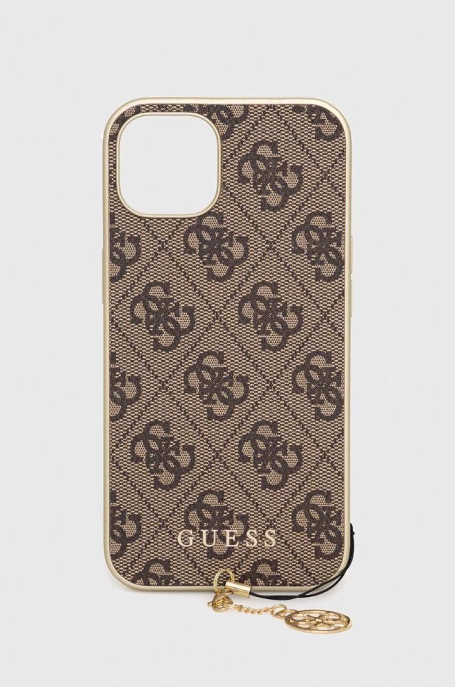 Чохол на телефон Guess Iphone 13 6,1" колір коричневий