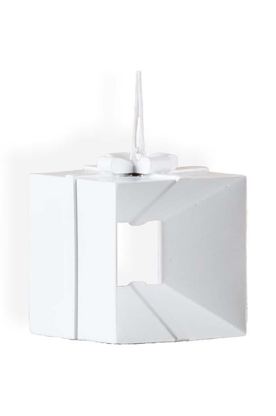Ялинкова прикраса Seletti Snarkitecture Hollow Present колір білий