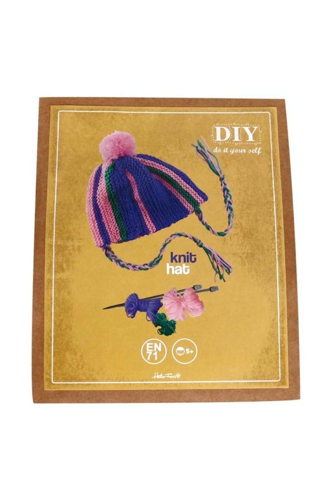 Набір для в'язання шапки diy Helio Ferretti Own Hat колір барвистий