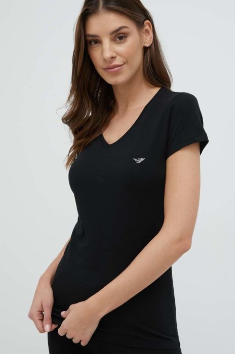 Футболка лаунж Emporio Armani Underwear колір білий (2842945)