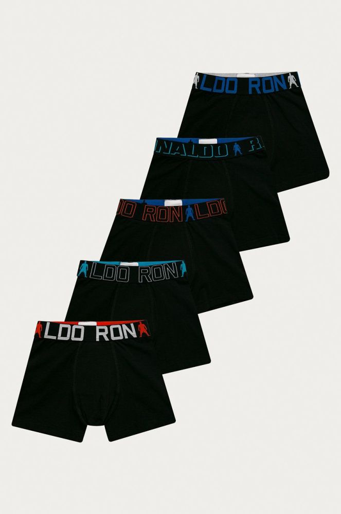 CR7 Cristiano Ronaldo - Дитячі боксери (5-pack) колір чорний (1167262)