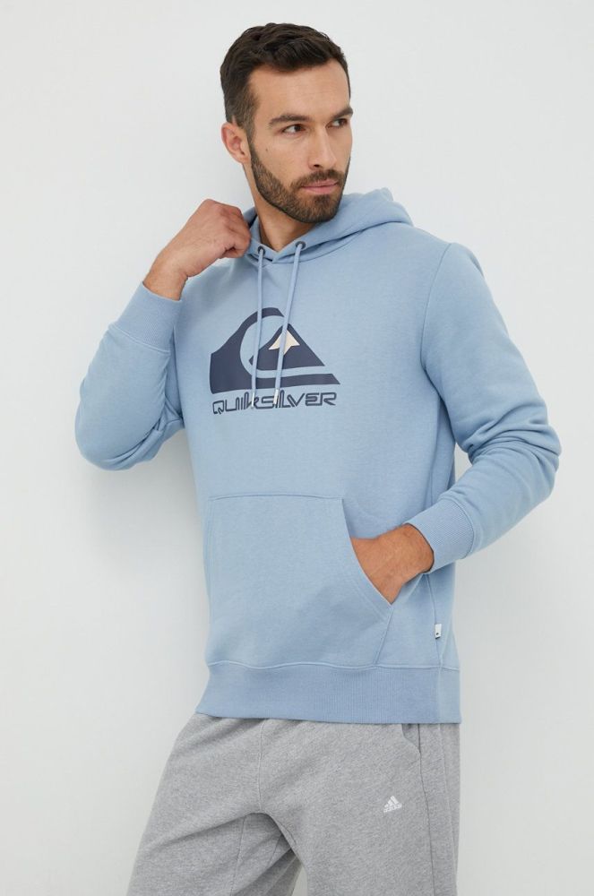 Кофта Quiksilver чоловіча  з принтом колір блакитний (2534229)
