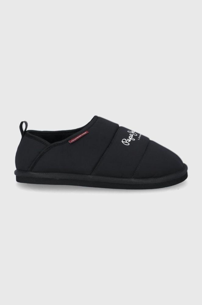 Тапочки Pepe Jeans колір чорний
