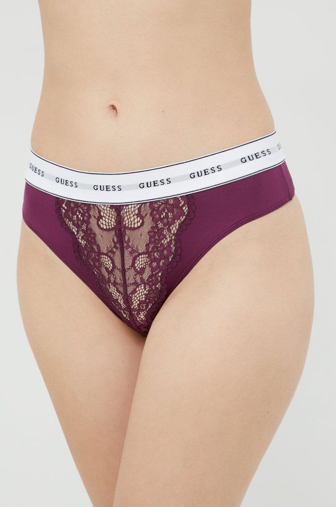 Стринги Guess колір фіолетовий (2633645)