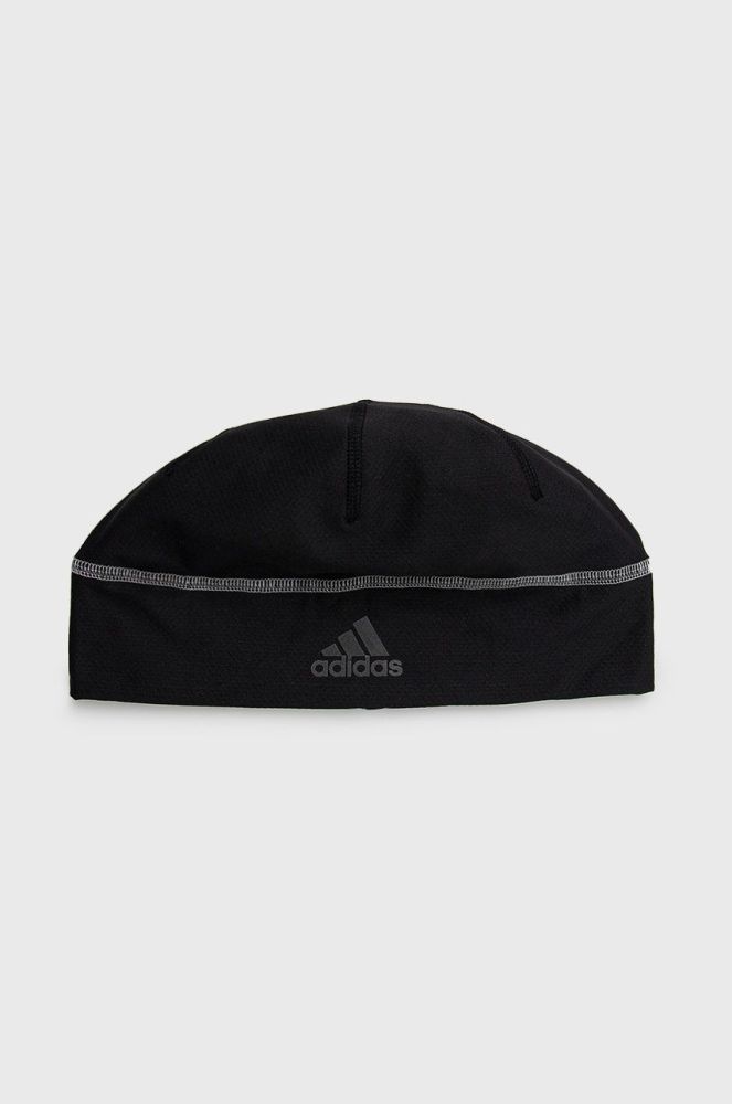 Шапка adidas Performance колір чорний з тонкого трикотажу (2694202)