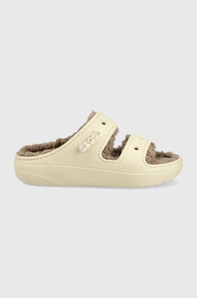 Тапочки Crocs Classic Cozzzy Sandal бежевий 207446 колір бежевий