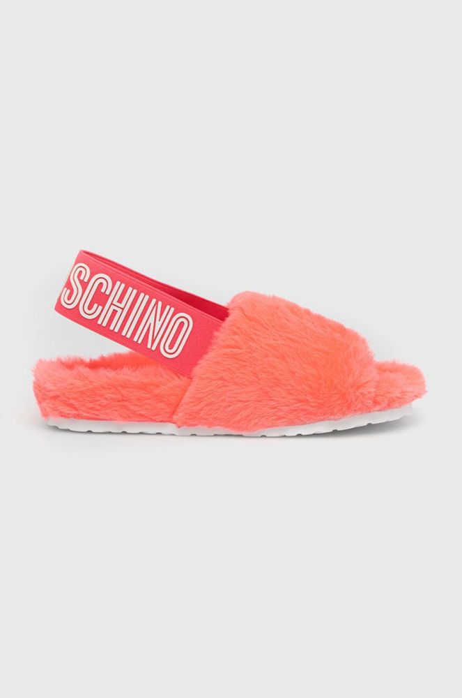 Тапочки Love Moschino колір рожевий