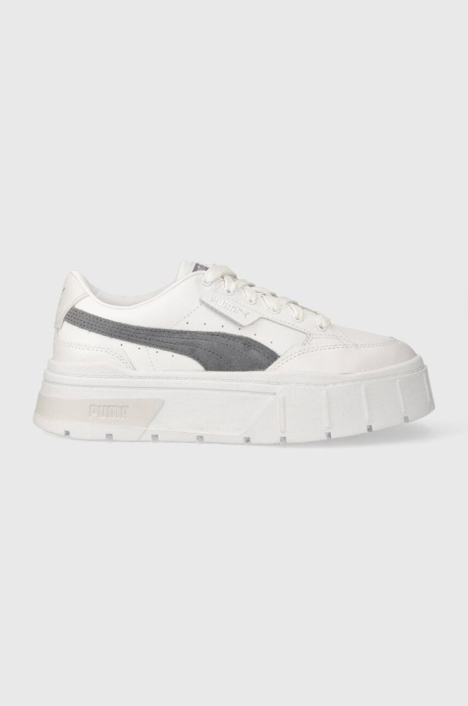 Шкіряні кросівки Puma Mayze Stack Wns колір білий 384363-01 (3364442)