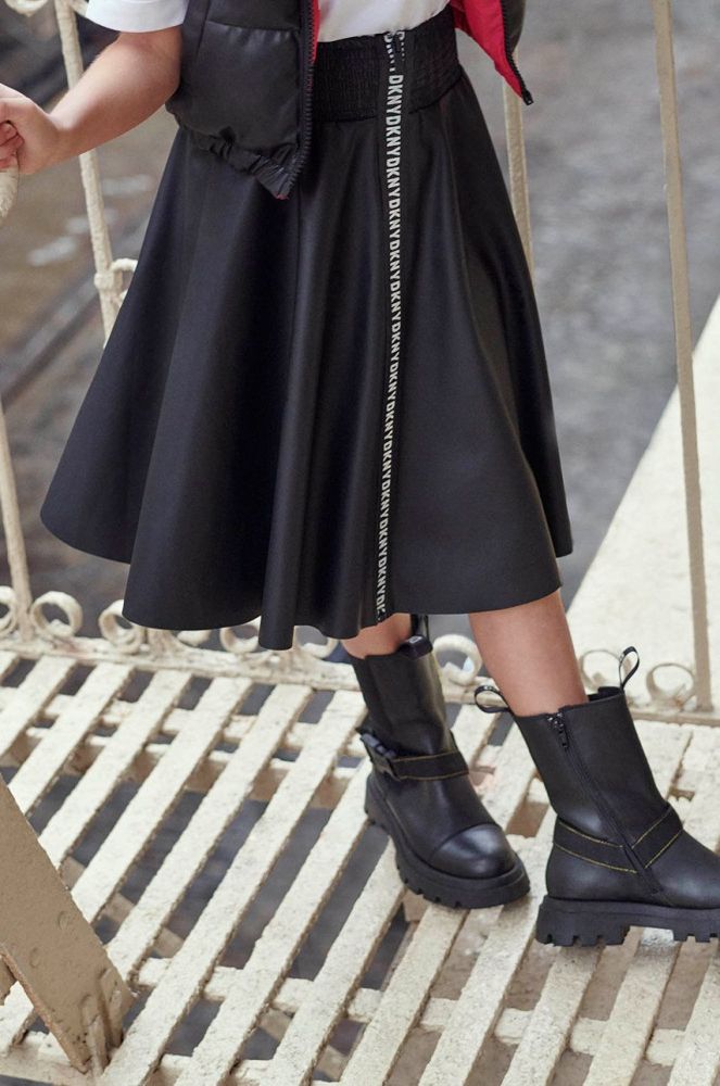 Дитячі черевики Dkny колір чорний (2613534)