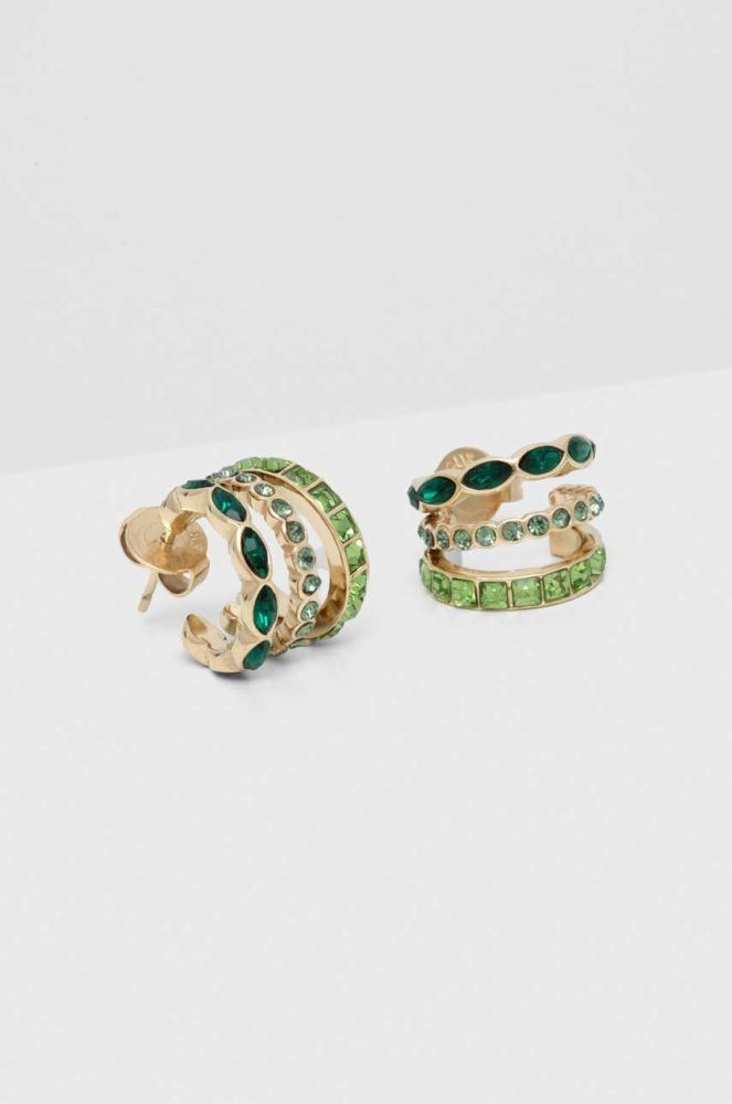 Сережки Guess колір зелений (3577320)