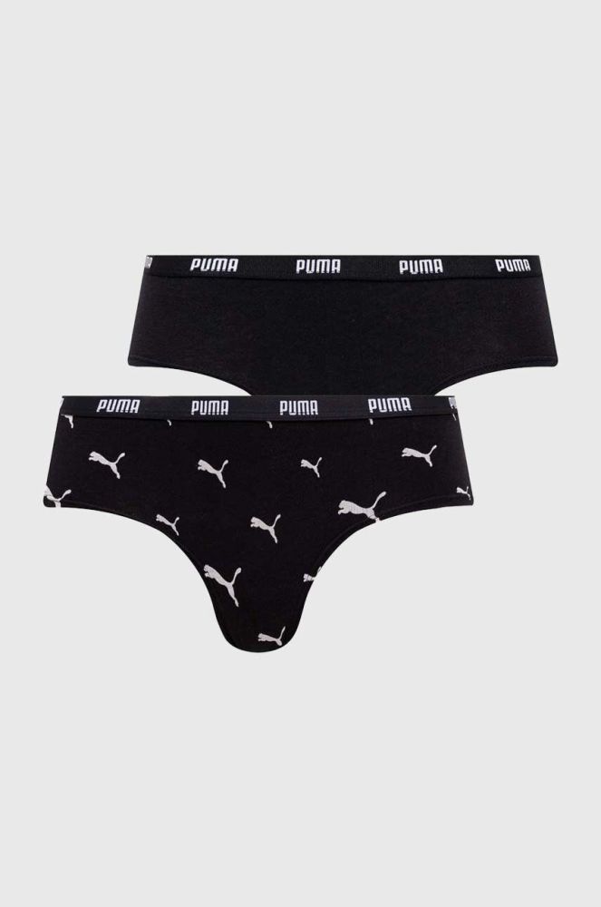 Труси Puma 2-pack колір чорний (3653338)