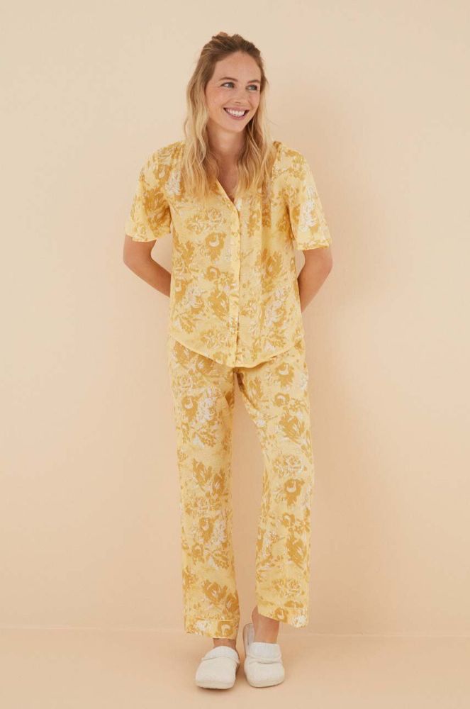 Піжама women'secret NEW SEASON TRENDY FRQ жіноча колір жовтий 3596039