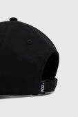 Бавовняна бейсболка Vans колір чорний з принтом (3553823)