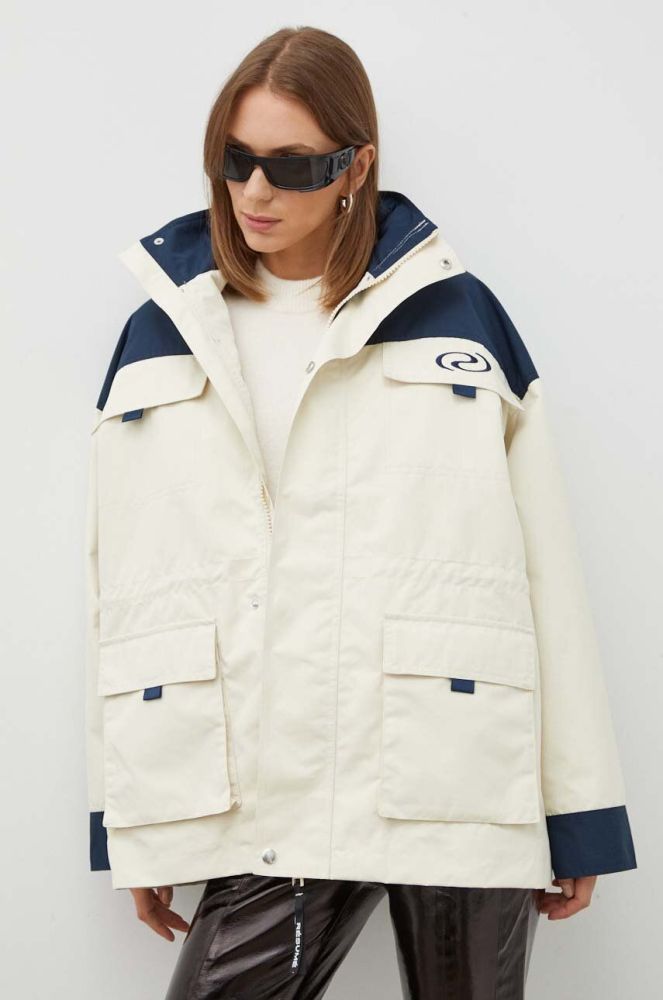 Куртка R?sum? жіноча колір бежевий перехідна oversize (3605724)