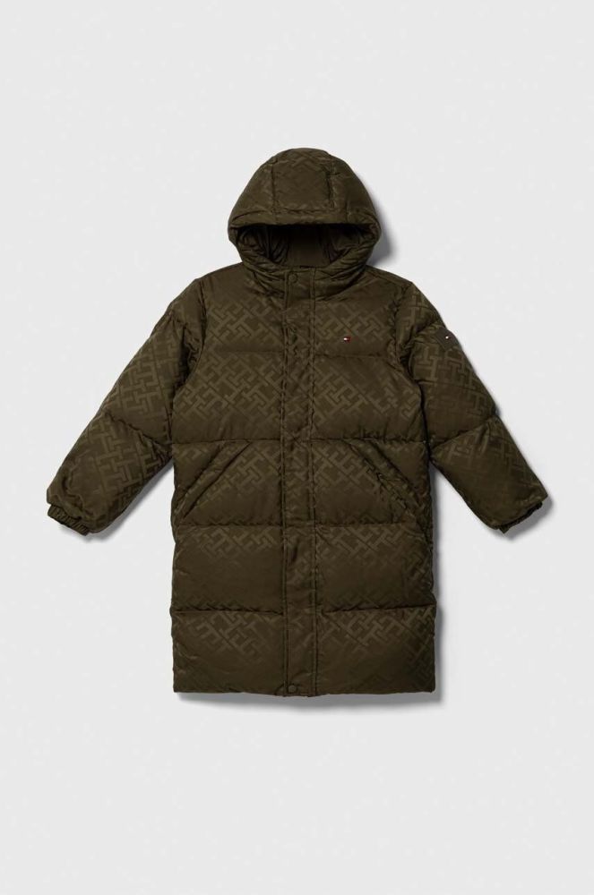 Дитяча куртка Tommy Hilfiger колір зелений (3554238)