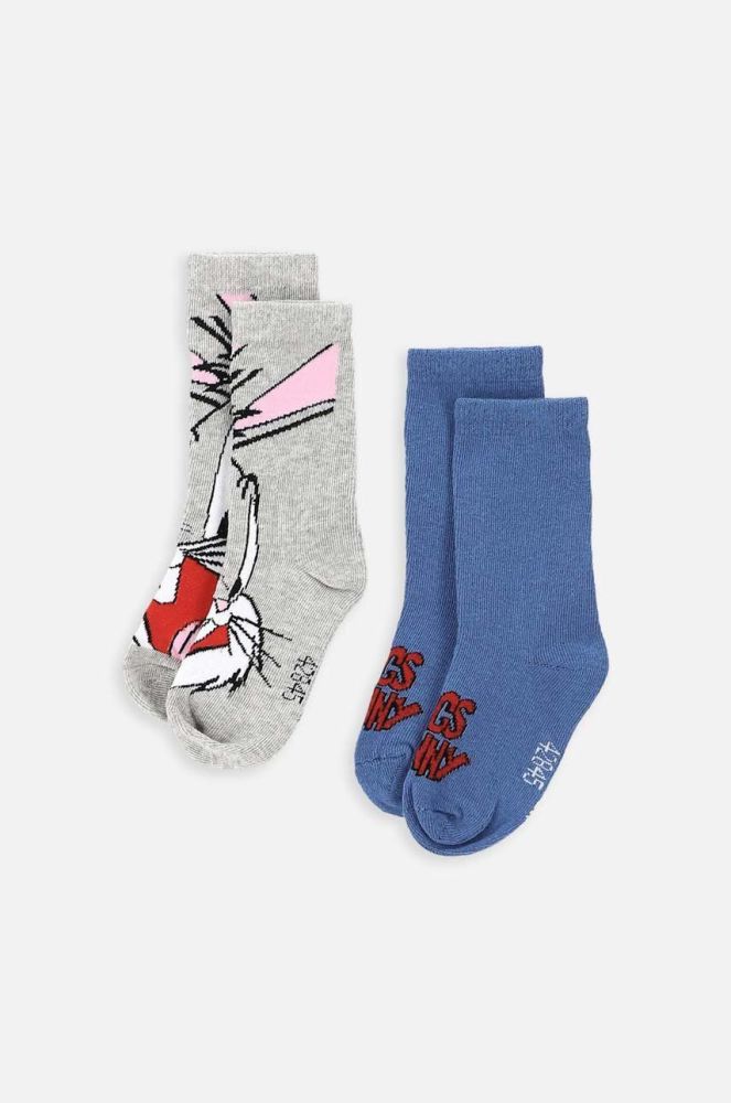Дитячі шкарпетки Coccodrillo ZC3383201LBL LICENCE BOY LOONEY TUNES 2-pack колір барвистий