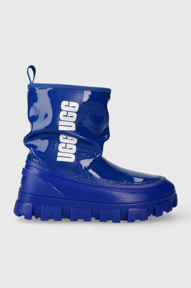 Зимові чоботи UGG Classic Brellah Mini жіночі колір синій 1144059