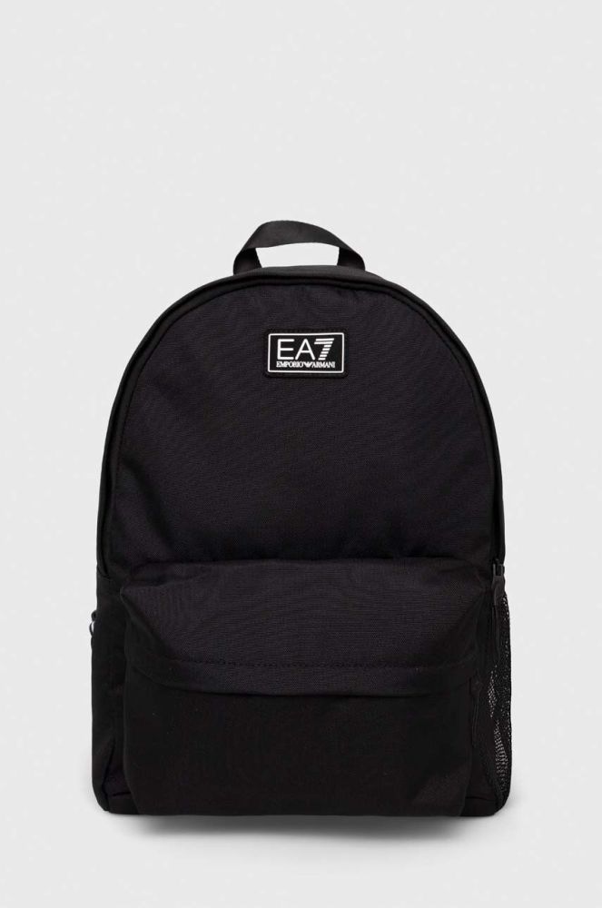 Рюкзак EA7 Emporio Armani чоловічий колір чорний великий однотонний (3507697)