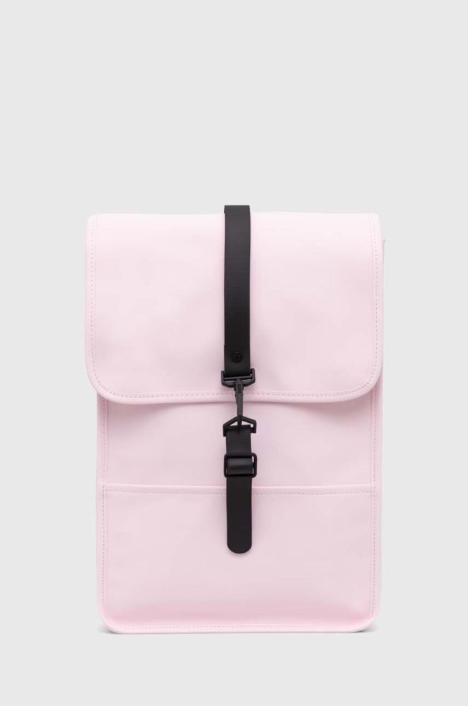 Рюкзак Rains 13020 Backpacks колір рожевий великий однотонний