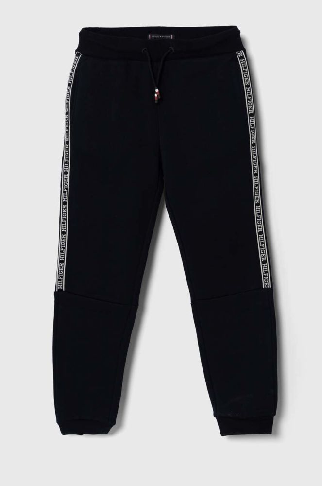 Дитячі спортивні штани Tommy Hilfiger колір синій з аплікацією (3507848)
