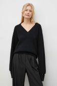 Вовняний светр Herskind жіночий колір чорний (3630391)