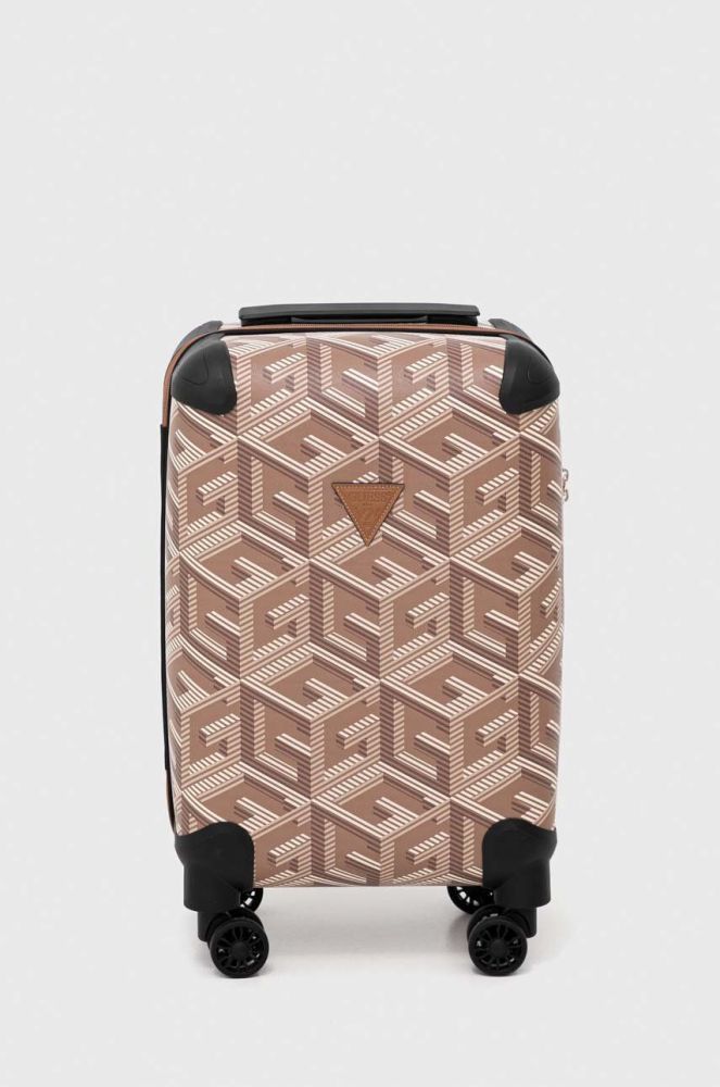 Валіза Guess колір бежевий (3370258)