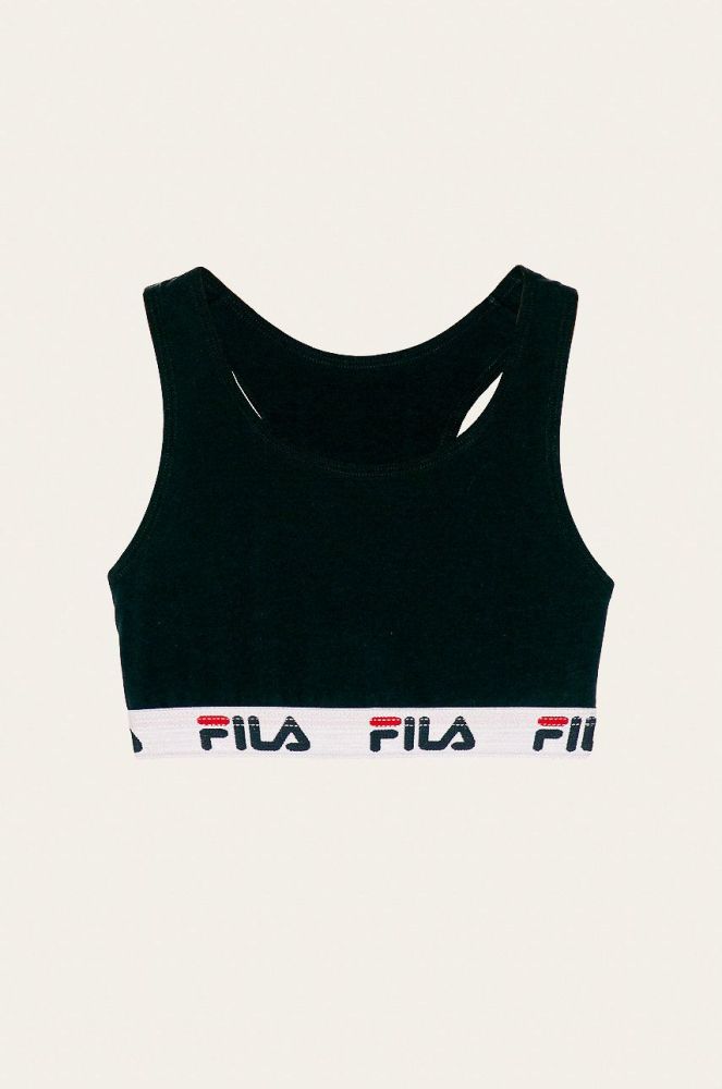 Fila - Дитячий спортивний бюстгальтер колір чорний (567548)