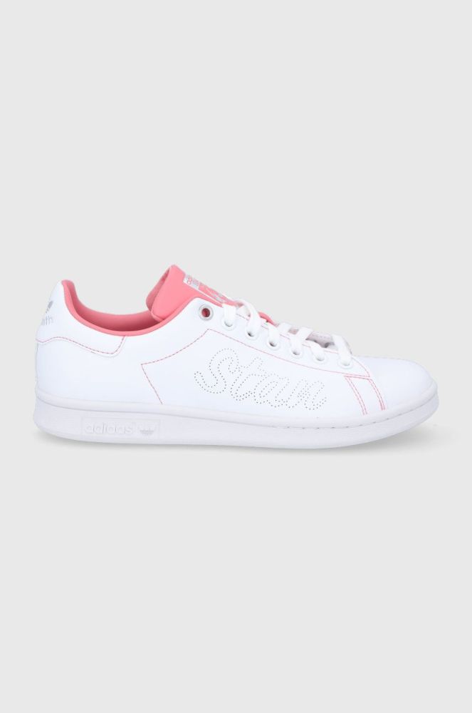 Черевики adidas Originals Stan Smith колір білий на плоскому ходу