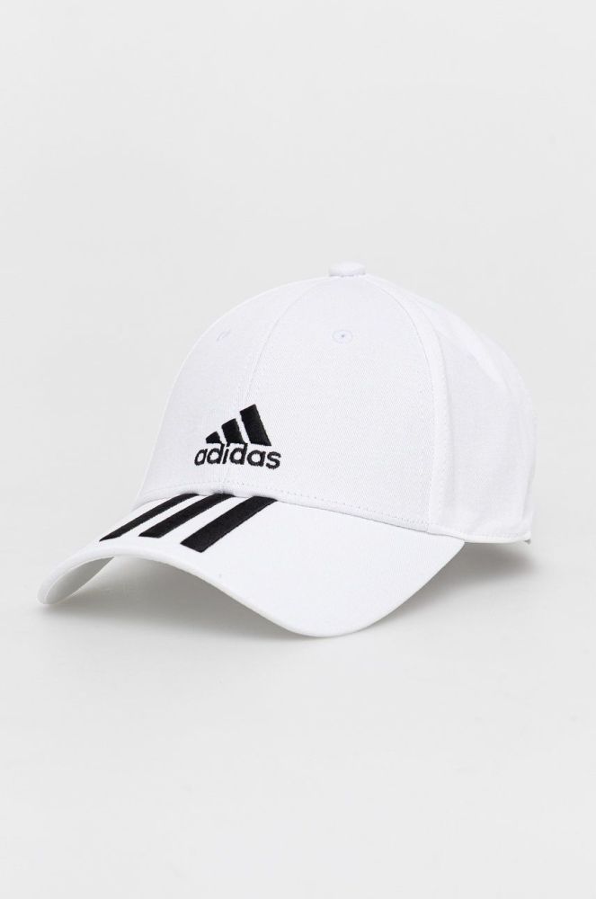 adidas Performance - Бавовняна кепка FQ5411.D колір білий