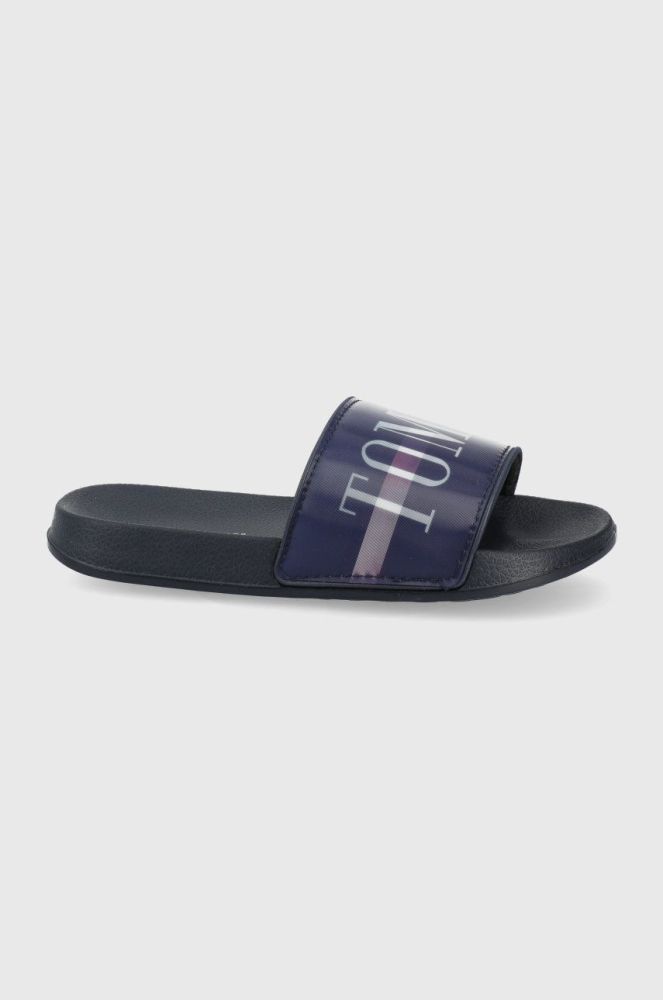 Дитячі шльопанці Tommy Hilfiger колір синій (2189085)