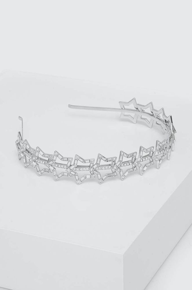 Пов'язка на голову Swarovski STELLA колір срібний