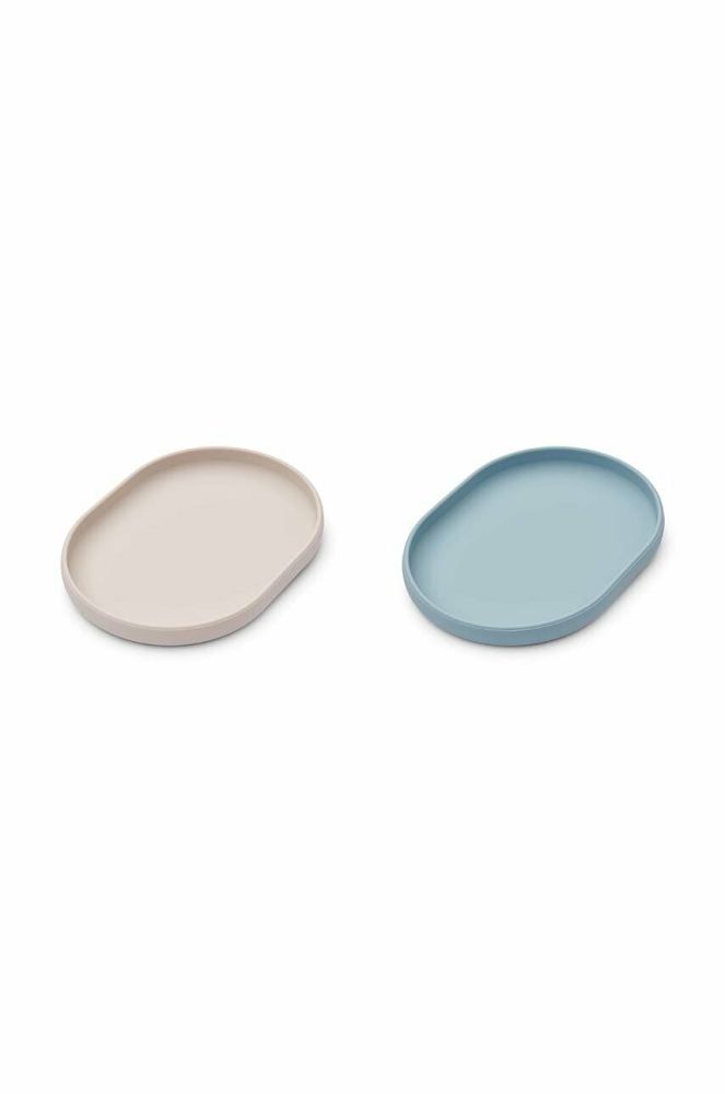 Тарілка Liewood 2-pack колір блакитний (3008027)