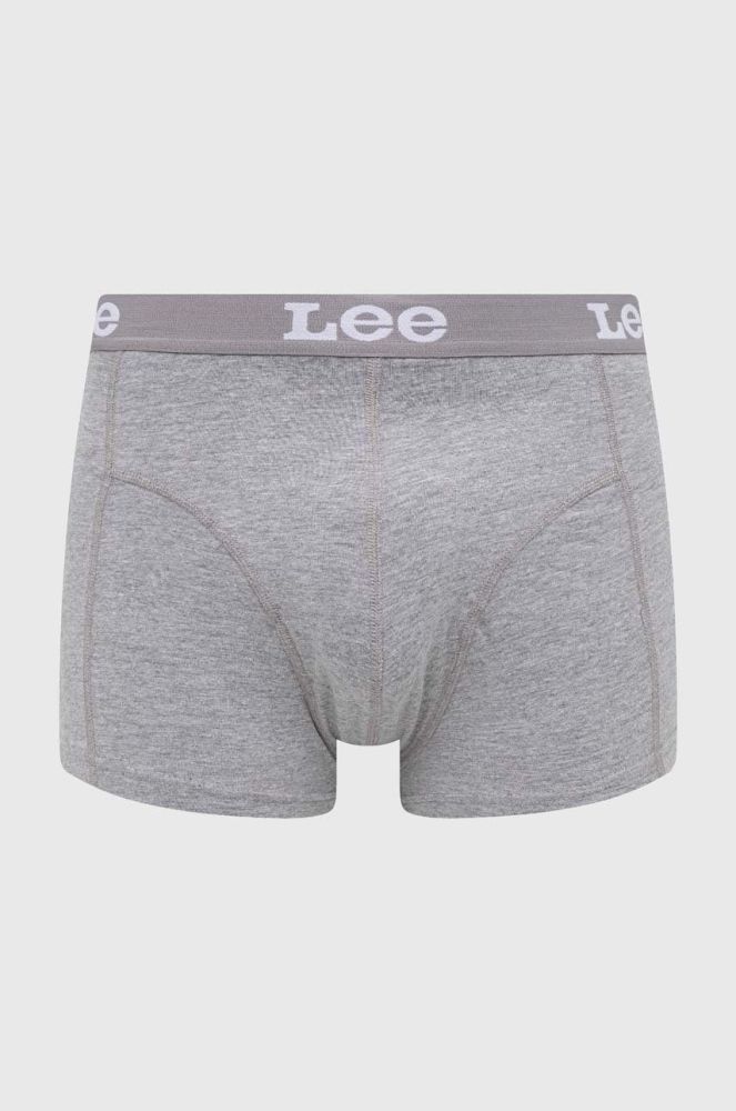Боксери Lee 2-pack чоловічі колір сірий