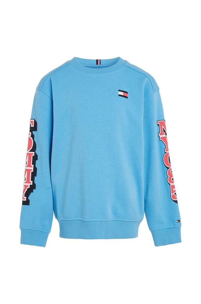 Дитяча кофта Tommy Hilfiger з принтом колір блакитний (3139636)