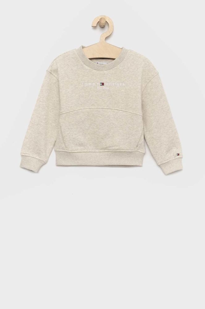 Дитяча кофта Tommy Hilfiger колір сірий меланж (2870151)