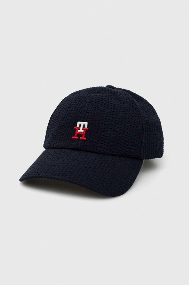 Кепка Tommy Hilfiger колір синій з аплікацією (2973959)