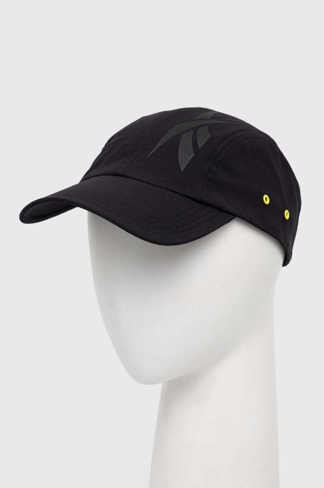 Кепка Reebok Tech Style колір чорний з принтом