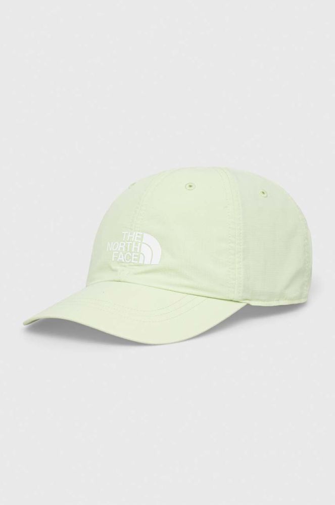 Кепка The North Face колір зелений однотонна