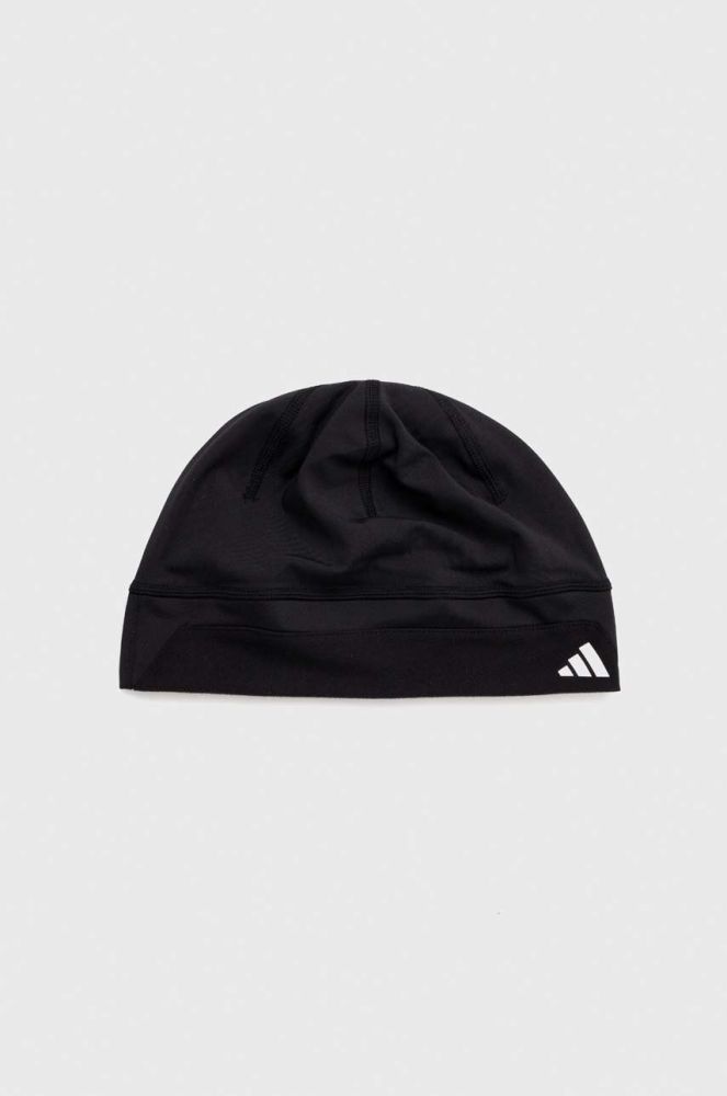 Шапка adidas Performance колір чорний з тонкого трикотажу (3329044)