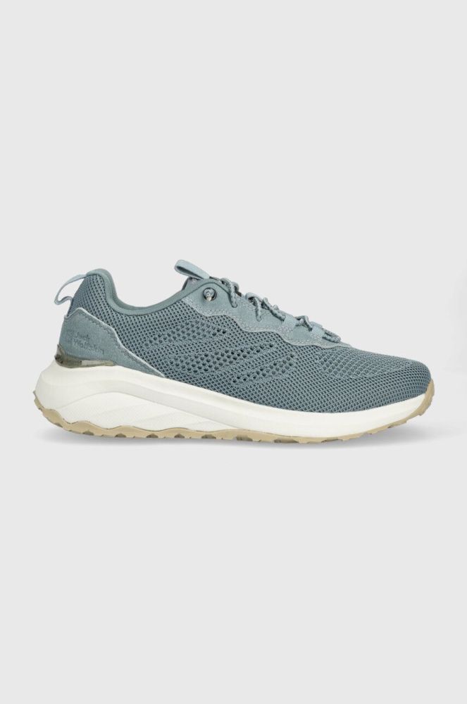 Черевики Jack Wolfskin Dromoventure Knit Low жіночі колір блакитний