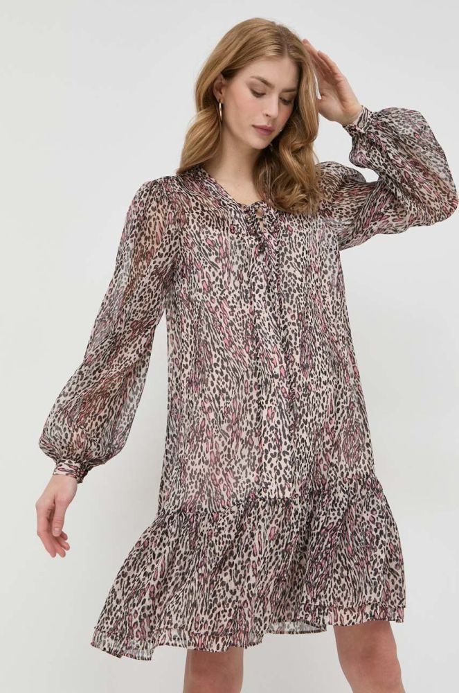 Сукня Guess колір бежевий mini пряма (2893870)