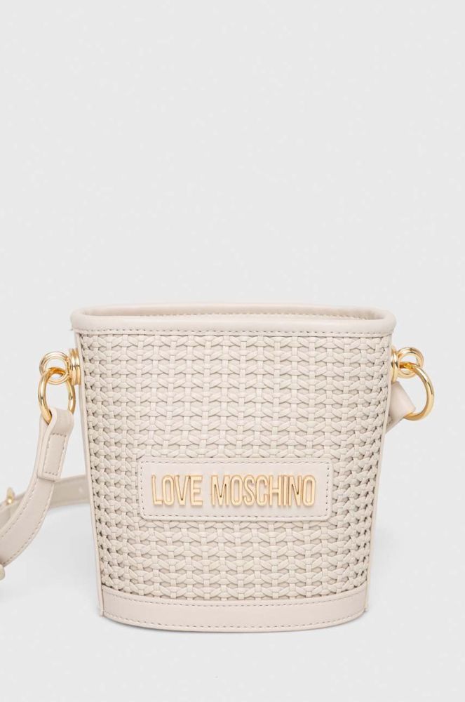Сумочка Love Moschino колір бежевий (3118099)