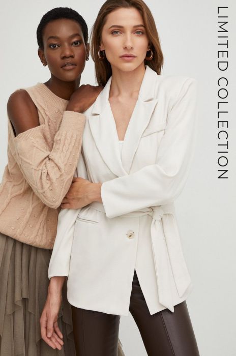 Піджак Answear Lab колір бежевий однобортний однотонна (2598379)